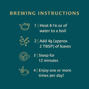 Healing Leaves, Longevity Blend Loose-Leaf Tea- 30 Servings - Biblically Inspired, 12 Fruit Tree Leaf Blend. Supports Digestion, Immune Function, Healthy Inflammation Response and Energy
