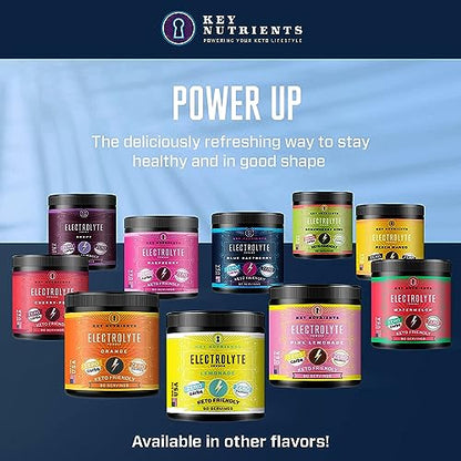 KEY NUTRIENTS Multivitamin Electrolytes Powder No Sugar - Tempting Blue Raspberry