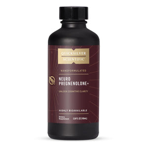 Quicksilver Scientific Neuro Pregnenolone+ - Brain Support Supplement for Neurological Health - Neuroactive Ingredients - Rapid Absorption - Vegan, Sugar-Free & Gluten-Free - 3.38 fl oz (20 Servings) Quicksilver ScientificBuy Supplements Australia