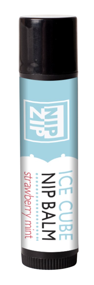 Sensuva Nip Zip Ice Cube Nipple Balm .15 oz Tube (Strawberry Mint)