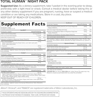 ONNIT Total Human Adult Multivitamin Comprehensive Capsule Packs with Day and Night Support, Daily Vitamin Packs for Men and Women, Dietary Supplement Capsules, 30-Day Supply, 60 Packs ONNITBuy Supplements Australia
