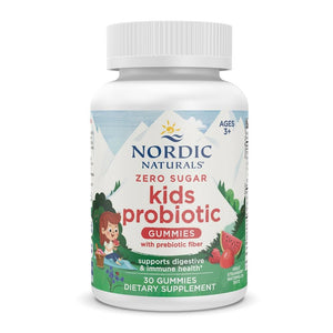 Nordic Naturals Vegan Probiotic Gummies Bundle - Zero Sugar Kids Probiotic Gummies - Strawberry Watermelon Flavor - 30 Gummies, Zero Sugar Probiotic Gummies - Strawberry Watermelon Flavor - 40 Gummies Nordic NaturalsBuy Supplements Australia