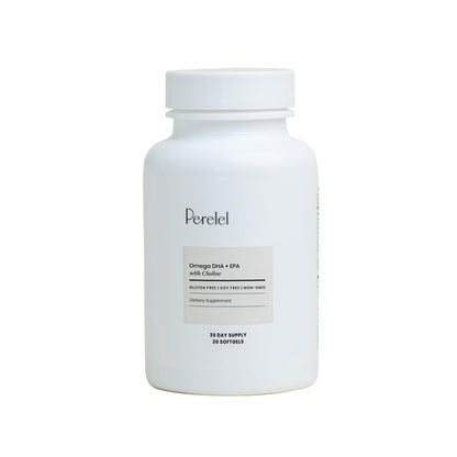 Perelel Omega DHA + EPA with Choline - Prenatal Vitamins for Fetal Heart Health, Brain Support