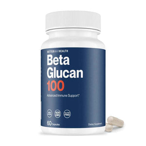 Better Way Health - Advanced Immune Readiness - Highly Purified 1,3/1,6 Beta Glucan 100 - Clinically Tested Immune Defense - 100mg/60 Capsules