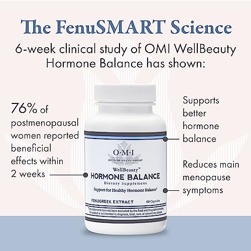 OMI WELLBEAUTY Hormone Balance for Women, Menopause Supplement, Hot Flash, Stress and Sleep Support