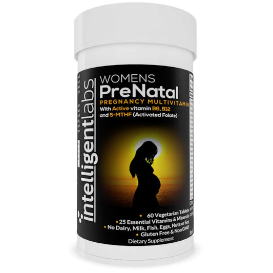 Intelligent Labs Women's Prenatal Multivitamin, 25 Essential Pregnancy Vitamins and Minerals,