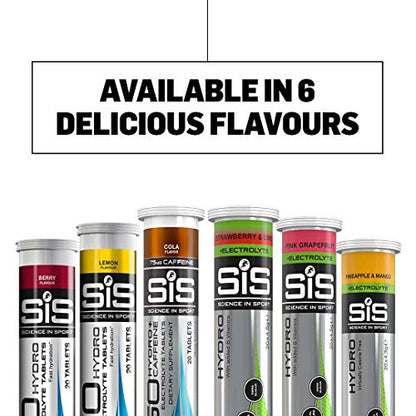 Science In Sport Hydro Hydration Tablets, Gluten-Free, Zero Sugar, Pink Grapefruit