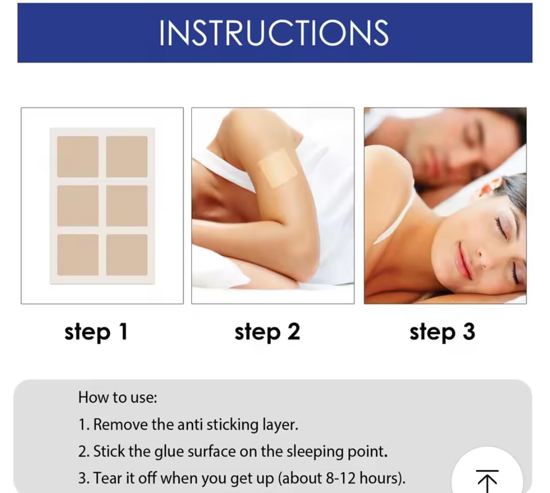 Eelhoe Sleep Aid Patch, Natural Plant Ingredients, Sleep Relief Support