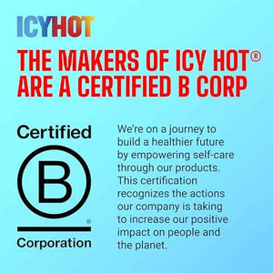 Icy Hot Original Pain Relief Patch, Medium Size Fabric Patches for Arm, Neck and Leg with Menthol 5%, Ice and Heat Contrast Therapy for Backaches, Joints, Muscle Strains and Arthritis, 5 ct.