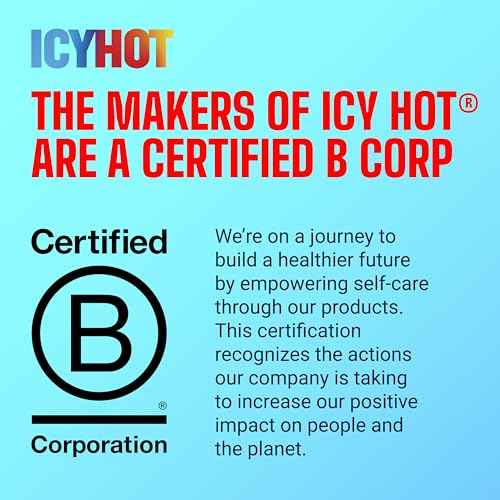 Icy Hot Original Pain Relief Patch, Medium Size Fabric Patches for Arm, Neck and Leg with Menthol 5%, Ice and Heat Contrast Therapy for Backaches, Joints, Muscle Strains and Arthritis, 5 ct.
