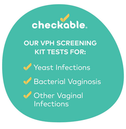 Checkable® Vaginal pH Screening Strips, Quick Results, Vaginal pH Balance Screening Strip