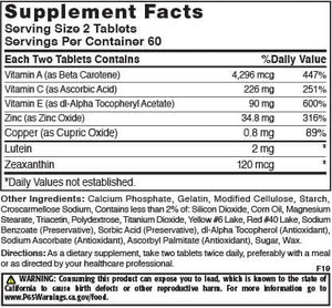 Natures Blend Macuvite Eye Care, 120 tabs Pack of 2 Nature's BlendBuy Supplements Australia