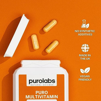 Puro Multivitamin - 34 Multivitamins & Minerals - Daily Complex for Men & Women