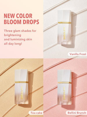SHEGLAM Glow Bloom Liquid Waterproof Highlighter Long Lasting Cream Highlighter with Shimmer Dewy Finish - Vanilla Frost SHEGLAMBuy Supplements Australia