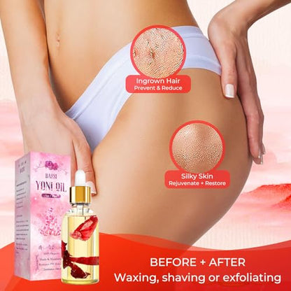 Yoni Soap Bars & Natural Yoni Oil Set, Natural Yoni Oil Vaginal Wash for Women Feminine Wash