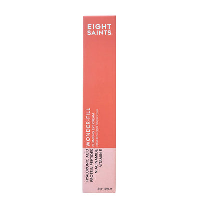 Eight Saints Wonder-fill Plumping Eye Cream (0.5 oz) – Natural & Organic Anti-Aging Treatment for Wrinkles, Dark Circles & Puffiness