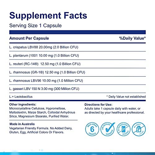 Life-Space Probiotic for Women, Support Healthy Vaginal Microflora & Comfort, BV & VVC Infection