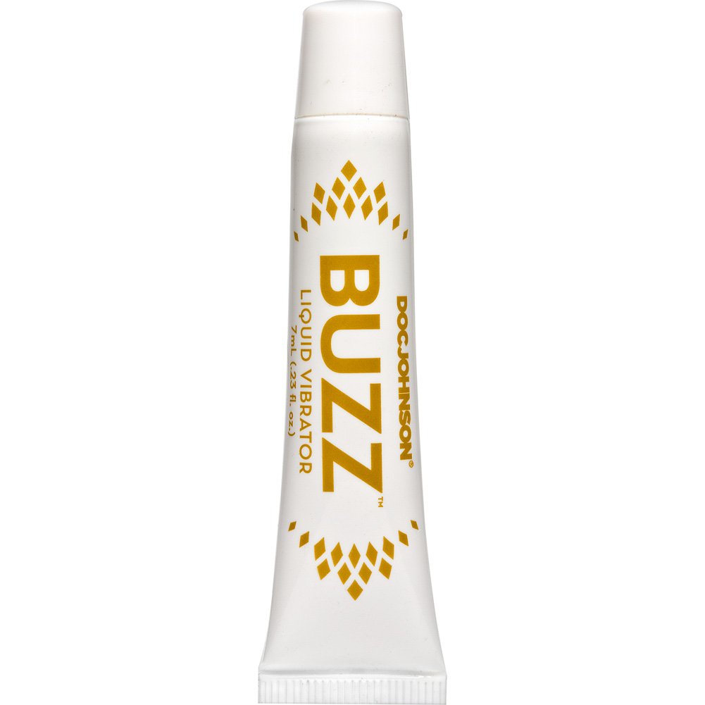 Doc Johnson Buzz Liquid Vibrator - Intimate Arousal Gel - Designed to Enhance a Woman's Sexual Sensations, Arousal, and Pleasusre - Gel Stays Where You Want It - 7 ml (0.23 fl. oz.)