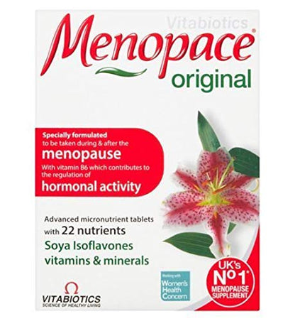 Vitabiotics Menopace Original - 90 Tablets - 6 Pack