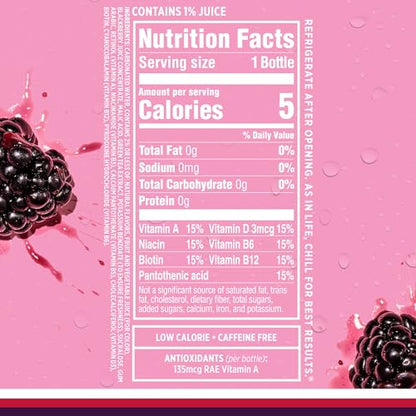 Sparkling Ice, Black Raspberry Sparkling Water, Zero Sugar Flavored Water, with Vitamins