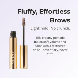 Merit Brow 1980 Volumizing Tinted Eyebrow Gel-Pomade - Taupe - Taupe with Cool Undertones MeritBuy Supplements Australia
