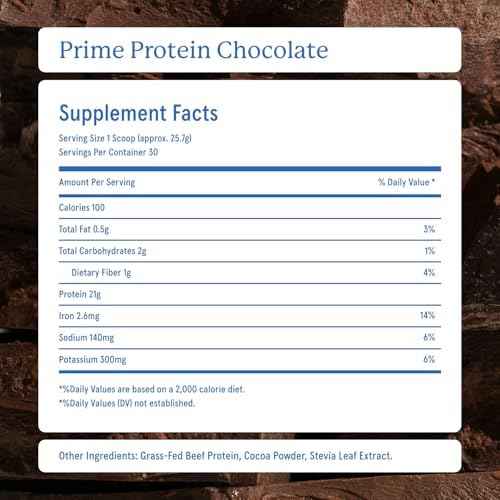 Equip Foods Chocolate & Vanilla Grass-Fed Isolate Beef Protein Powder - Paleo and Gluten Free Protein Powder - Helps Build and Repair Tissue, Gluten Free