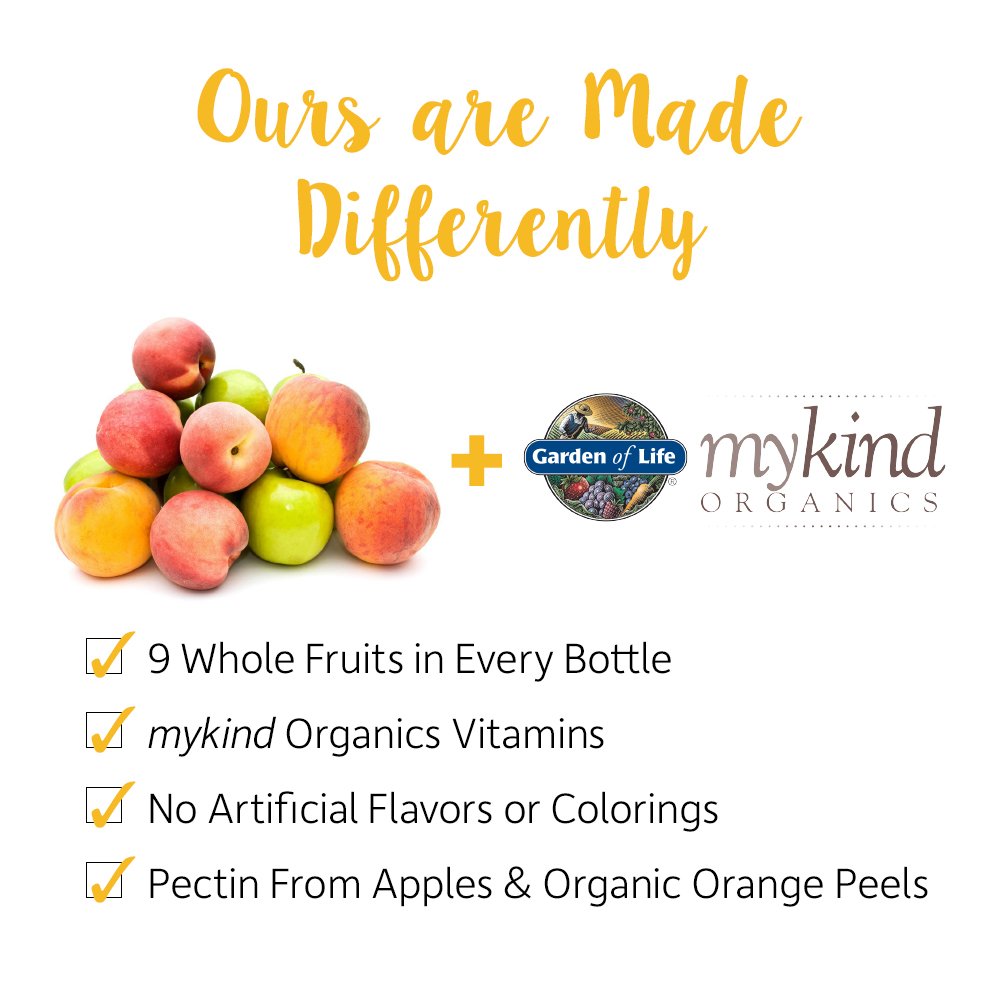 Garden of Life Organics Prenatal Gummies Multivitamin with Vitamin D3, B6, B12 & Organics Men's
