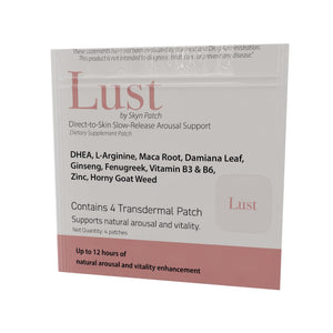 Skyn Patch Lust Botanical Daily Transdermal Patch | Plant Botanical & Vitamin Supplement for Adult Lifestyle Wellness Skyn PatchBuy Supplements Australia