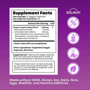 Ultra Metabolism Boost Duo Bundle - Super Maqui Berry & Morosil C3G - Metabolism, Immune, Wellness Support - Non GMO, Gluten Free, Vegan Supplements