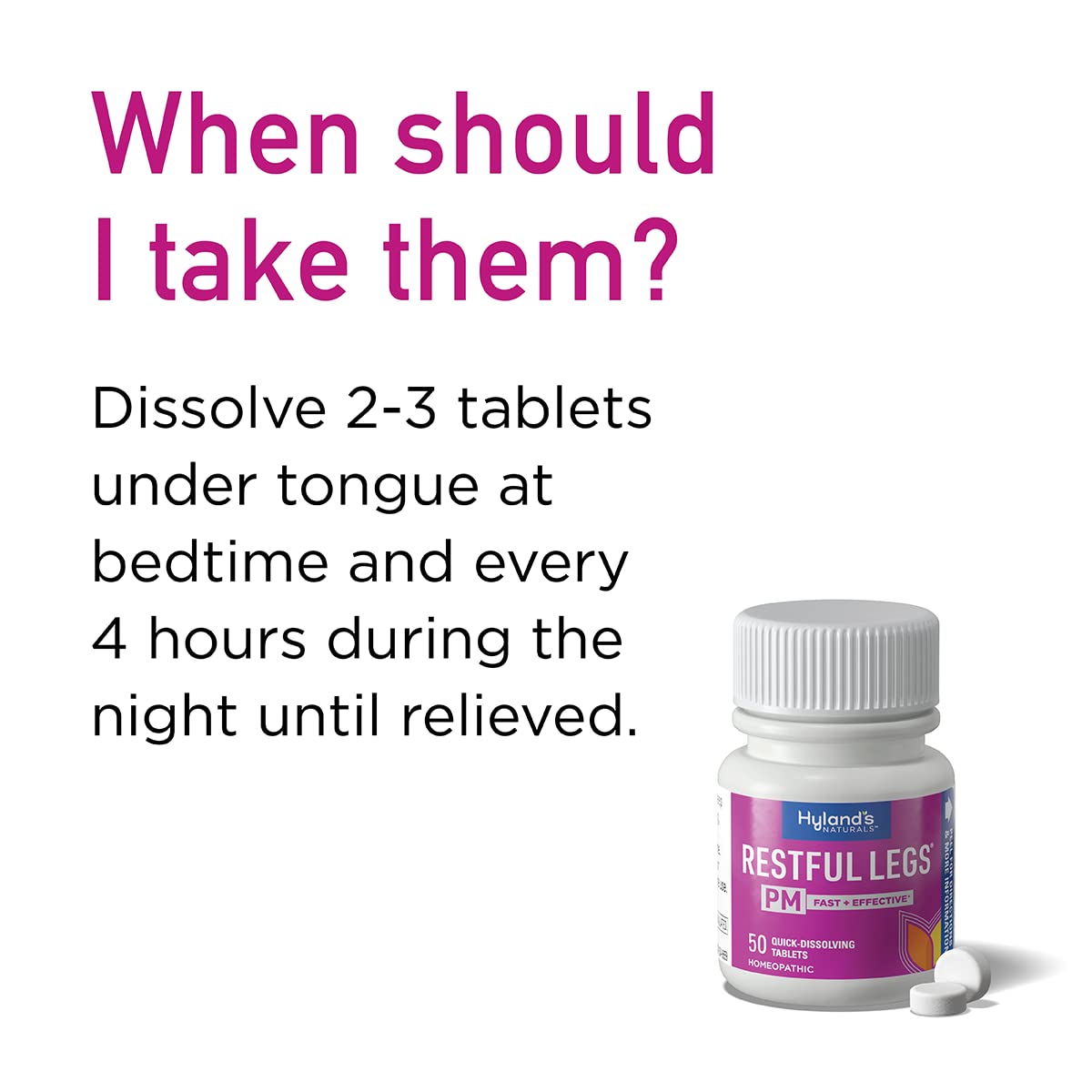 Hyland's Restful Legs Tablets 50 ea (Pack Of 3)