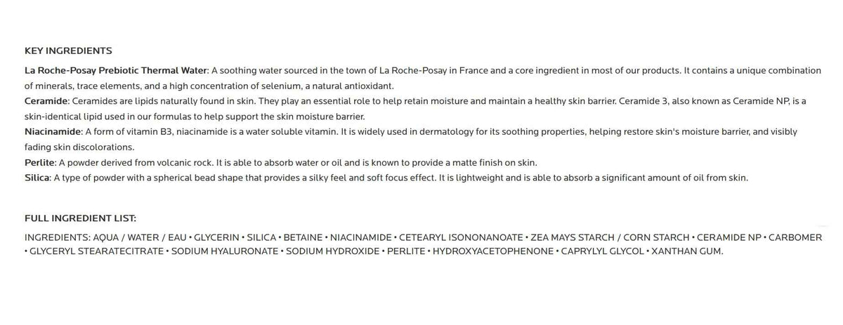 La Roche-Posay Toleriane Double Repair Matte Face Moisturizer, Daily Moisturizer For Oily Skin