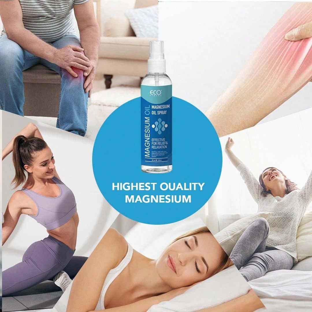 Magnesium Oil Spray For Muscle & Joint Relief – Natural Relaxation & Sleep Support, 4oz Fast-Absorbing Body Mist genericBuy Supplements Australia