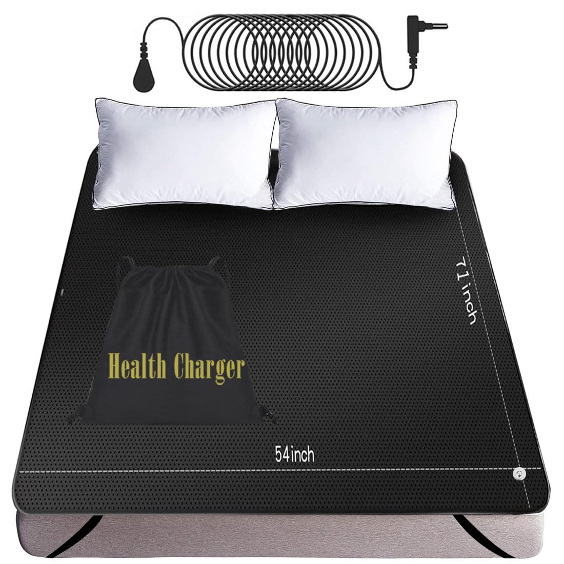 nding Mat for Sleeping, Grounding Sheet forBed, Earth Mat Connected for Pain Relief
