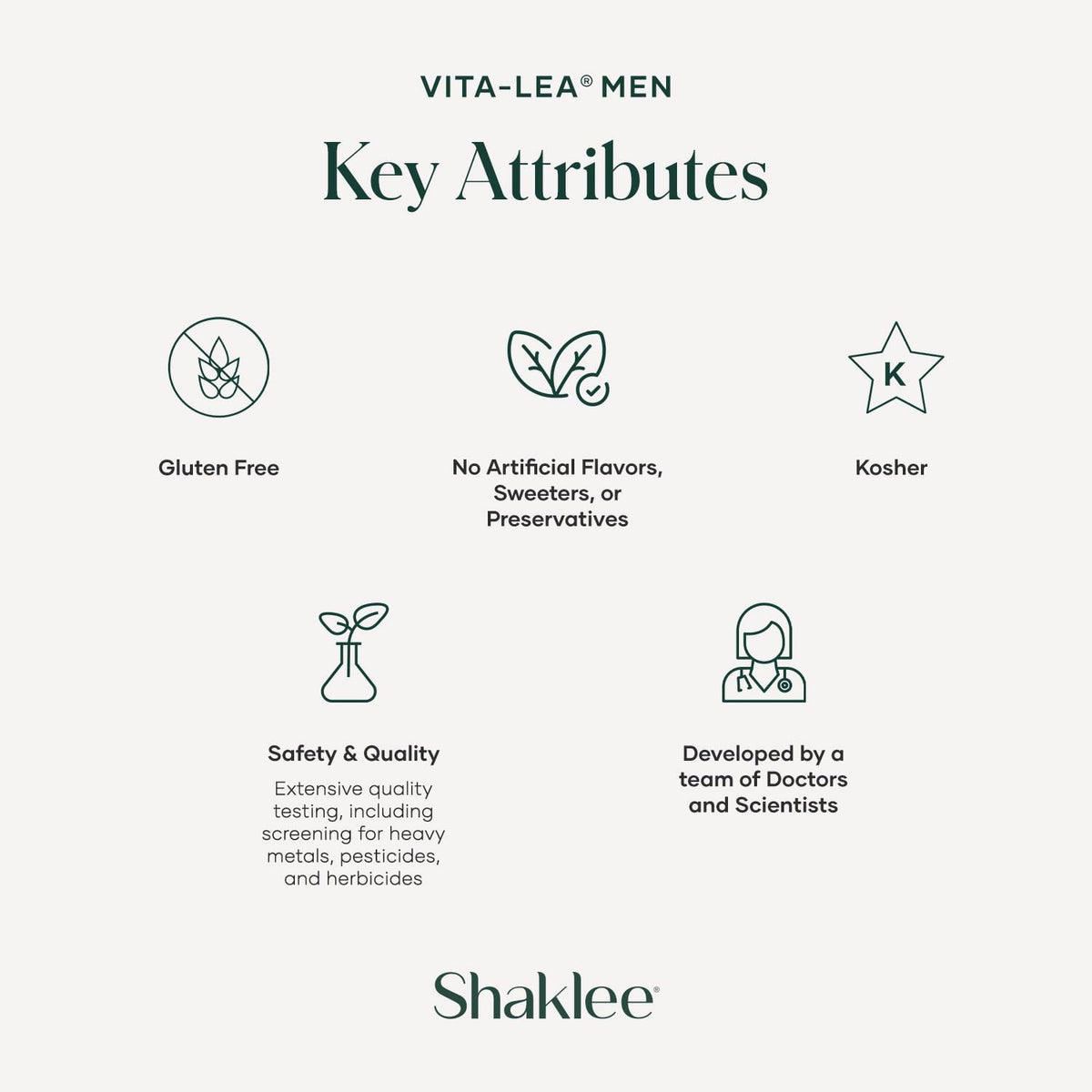 Shaklee - Vita-Lea® Men High Potency Multivitamin - 240 Tablets