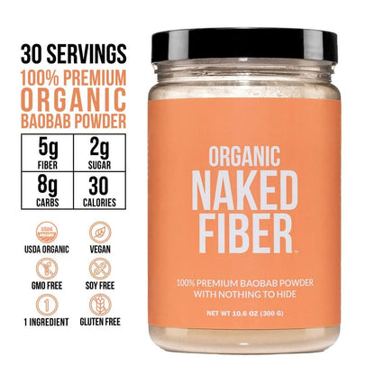 NAKED Fiber Organic Baobab Powder Fiber Supplement