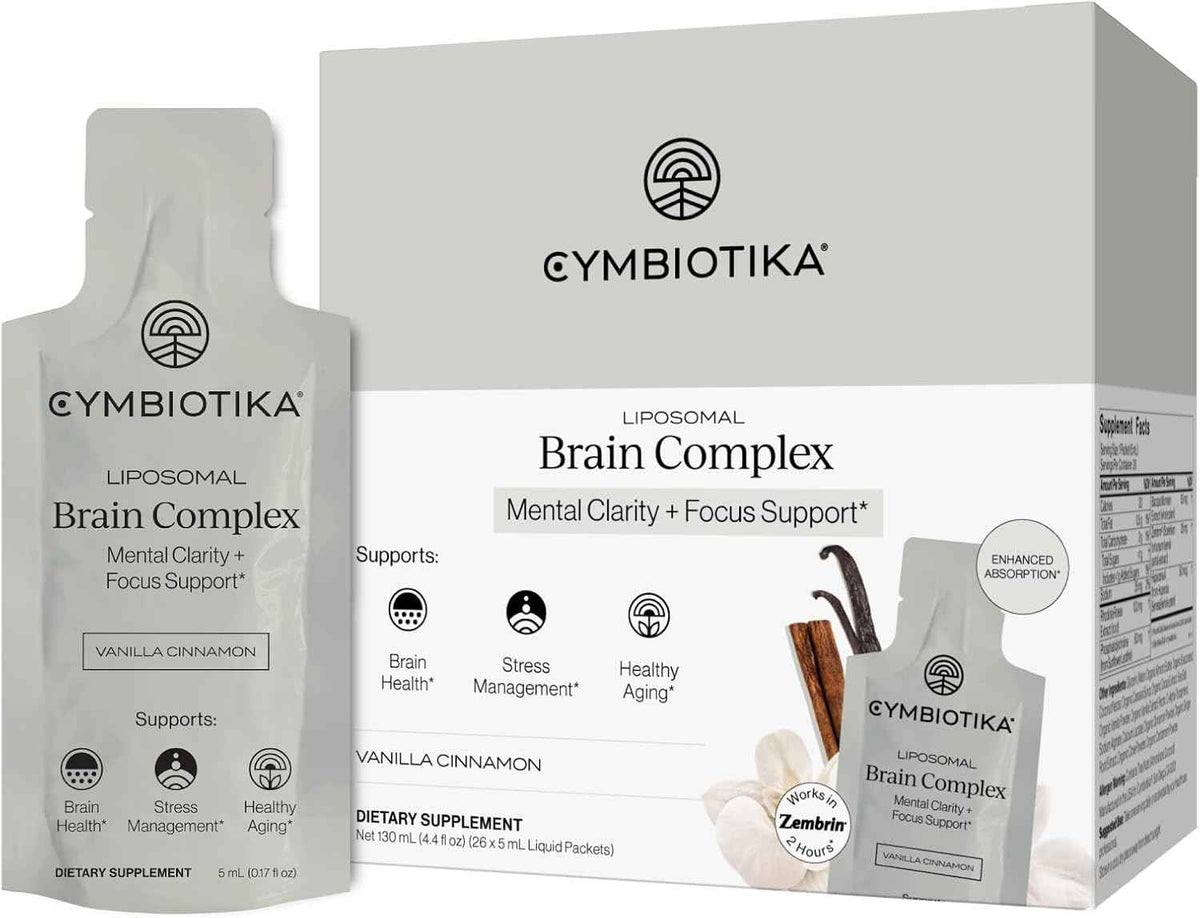 CYMBIOTIKA Liposomal Brain Complex for Focus, Mood & Memory