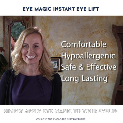 Eye Magic Premium Instant Eyelid Lift Refill (L/XL) – Invisible Eyelid Lift Strips for Droopy, Hooded Eyelids