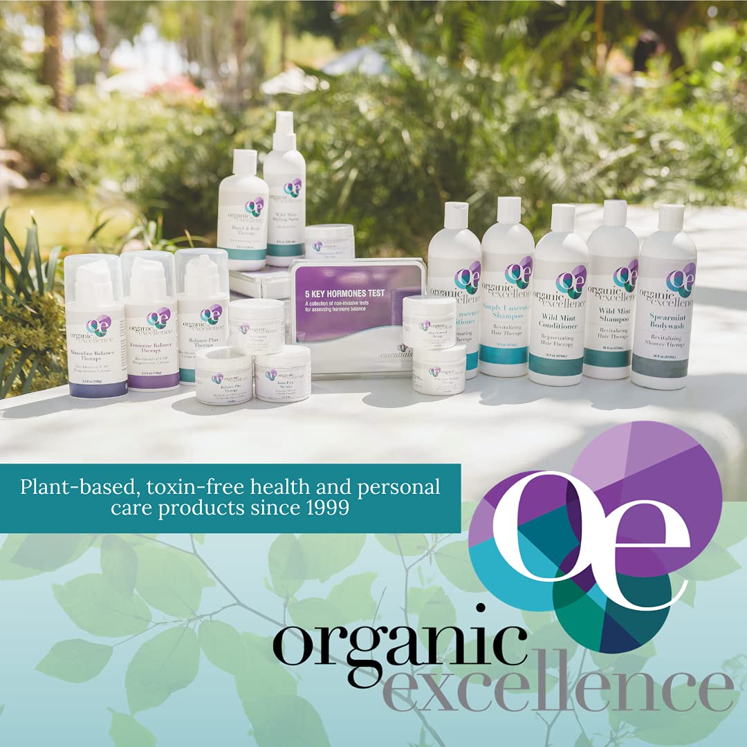 Organic Excellence Balance Plus Therapy Bio-Identical Progesterone Cream with Phytoestrogens - 3 oz