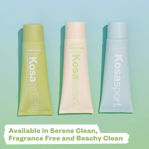Kosas Chemistry Deodorant - Aluminium and Baking Soda Free + BO-Fighting AHA Serum that Exfoliates, Softens, and Nourishes the Skin, (Beachy Clean) KosasBuy Supplements Australia