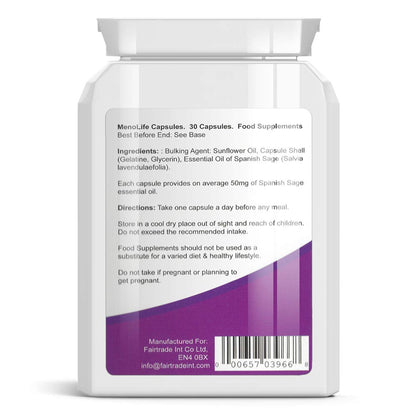 Menolife Natural Menopause Support for Women Reduce Hot Flushes Feel More Confident