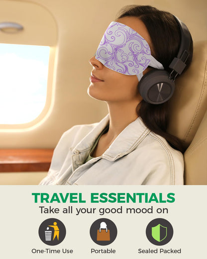 ProCIV Steam Eye Masks (20-Pack) – 4 Flavors Self-Heating Warm Compress for Dry Eyes, Fatigue & Dark Circles | Disposable Moist Heated Sleep Mask