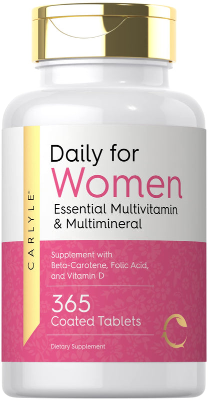 Carlyle Multivitamin and Multimineral for Women | 365 Tablets