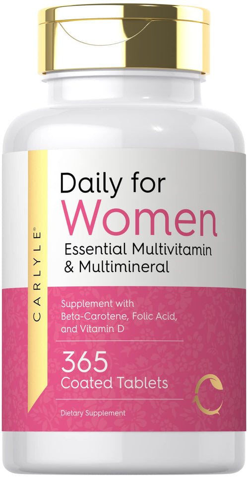 Carlyle Multivitamin and Multimineral for Women | 365 Tablets