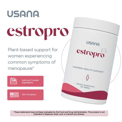 USANA EstroPro with Phytoestrogens for Symptomatic Support During Menopause* - 56 Tablets