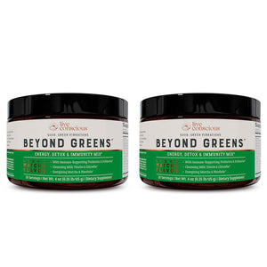 Live Conscious Beyond Greens Superfood Powder - Delicious Debloating Super Greens Powder - Matcha Greens Blend w/Chlorella, Echinacea, Probiotics for Immune Support & Energy