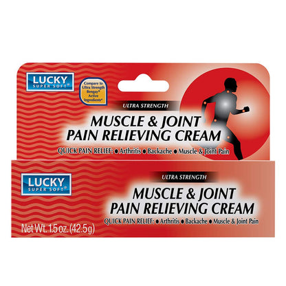 Lucky Super Soft Muscle & Joint Pain Relieving Cream, 1.5 Ounce