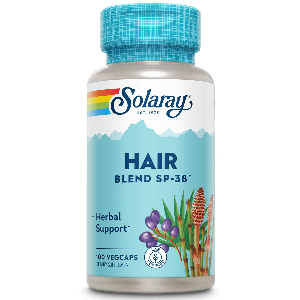 SOLARAY Hair Blend SP-38 | Herbal Hair Support | 100 VegCaps