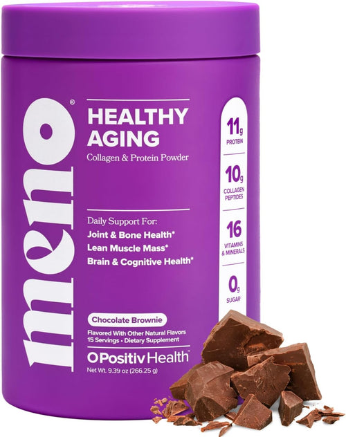 MENO Healthy Aging Collagen & Protein, Chocolate Brownie - 15 Servings