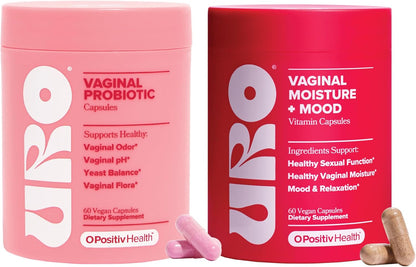 O Positiv URO Wet & Wild Bundle - Vaginal Probiotic & Moisture + Mood
