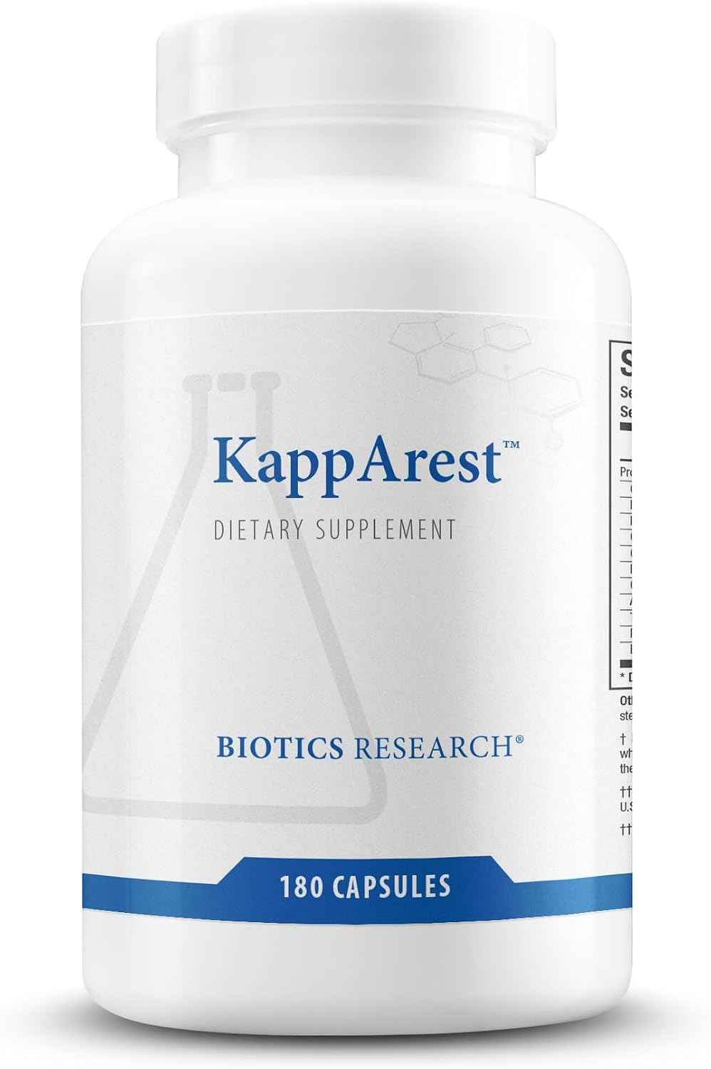 BIOTICS RESEARCH KappArest Turmeric Capsules Supplement - Curcuma Curcumin, Boswellia, Propolis, Ginger, 1150mg/Svg, Supporting Ease, Comfort & Non-Swelling, Antioxidant High Absorption 180 Capsules